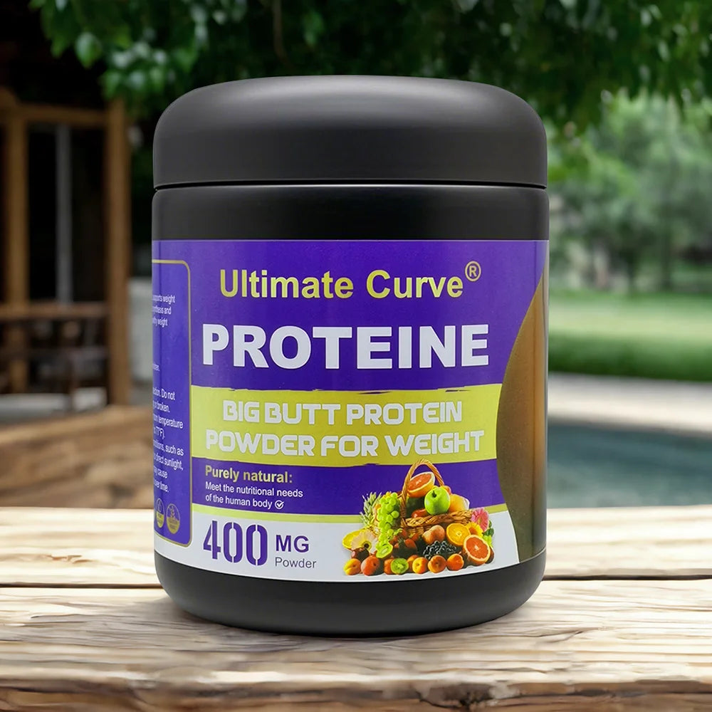 2025 Hot Sale the Best Purely Natural Supplement for Big and Round Buttock Booty Hip up 400g Butt Enlargement Protein Powder