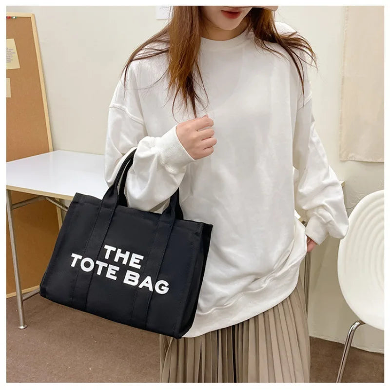 Printed Tote Bag High Version Large Capacity Hand Bill Shoulder Letter Crossbody