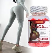 Maca Gummies for Women Natural Vegan Formula for Booty Enhancement BBL Effect for Adult Use