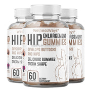 WelnessWays Hip Butt Enlargement Gummy BB Booty Gummies Pills Maca Buttock Enhancement Gummies for Women
