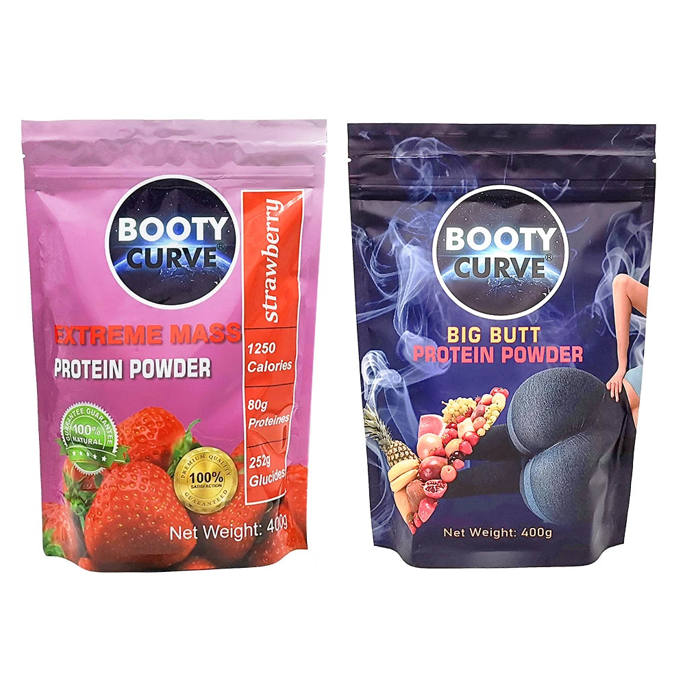 Luy Recommend Booty Curve Hot Selling Strawberry Flavor and Natural Flavor Bigger Butt Booty Enlargement Bum Enhancement Protein