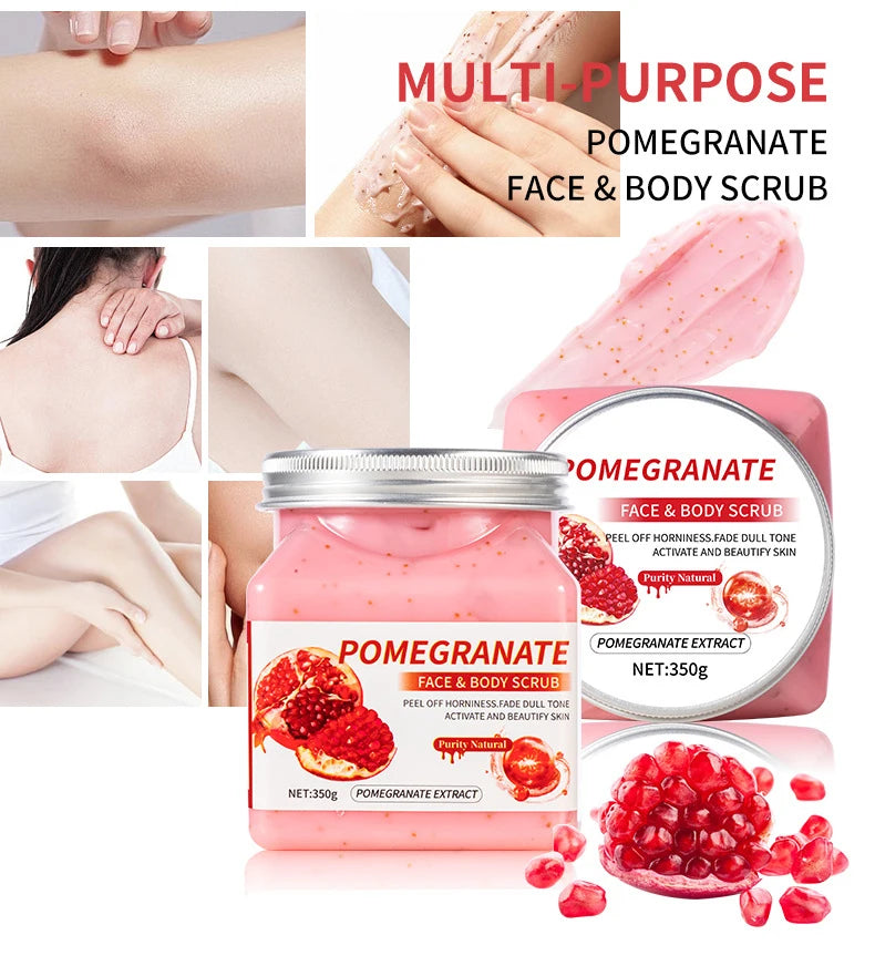 Hot Selling 350g Private Label Kojic Acid Sugar Scrub Mango Aloe Vera Coconut Turmeric Face and Body Scrub