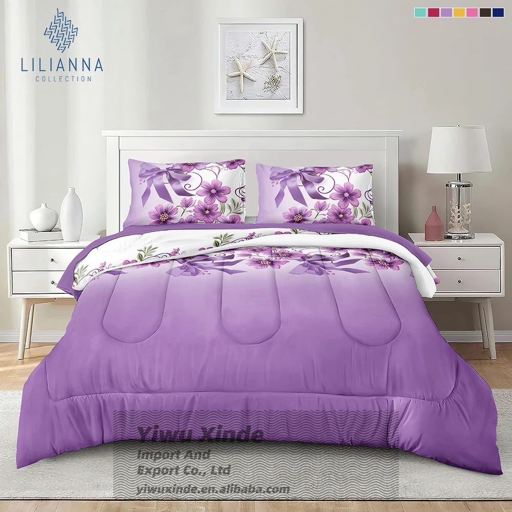 4piece Bedding Duvet Set Comforter Sets Bedding Luxury Cotton Comforter Sets king Size for Cold