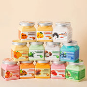 Hot Selling 350g Private Label Kojic Acid Sugar Scrub Mango Aloe Vera Coconut Turmeric Face and Body Scrub
