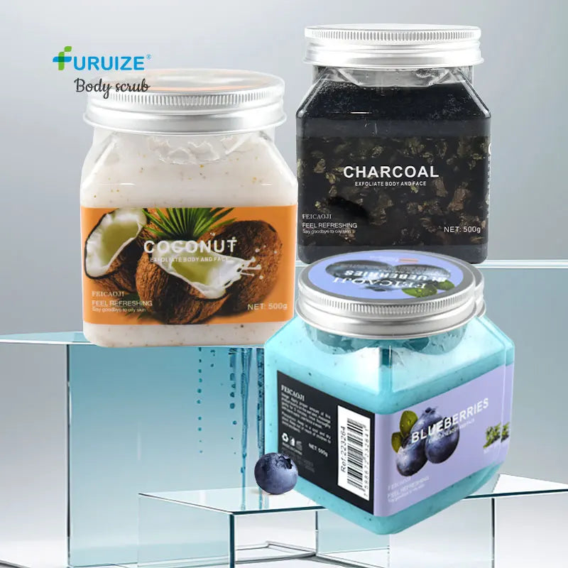 Wholesale Custom Body Scrub Natural Exfoliating Moisturizing Skin Fruit Watermelon Marshmallow Body Scrub